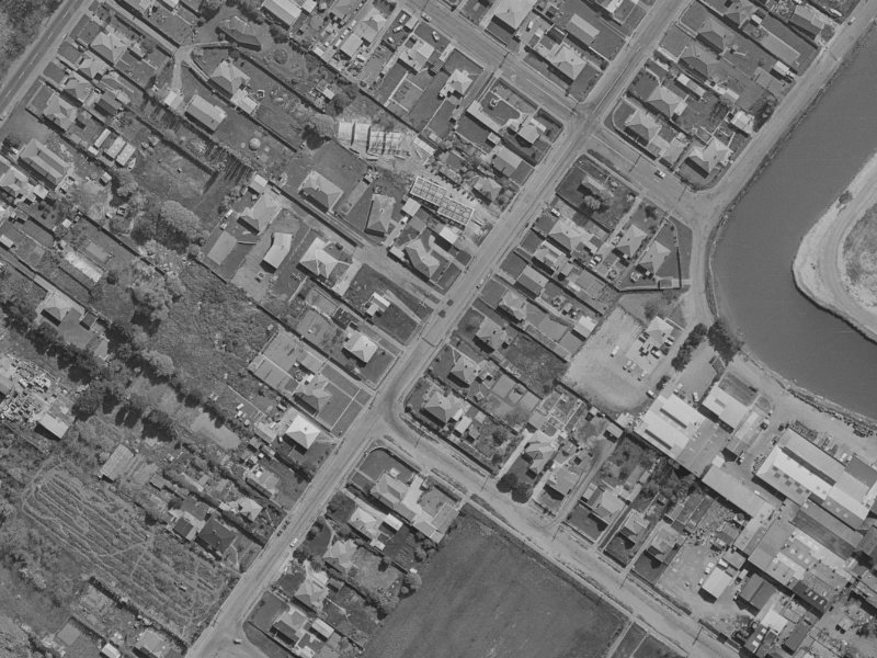 85 Bamford Street from the air, 1970-1974