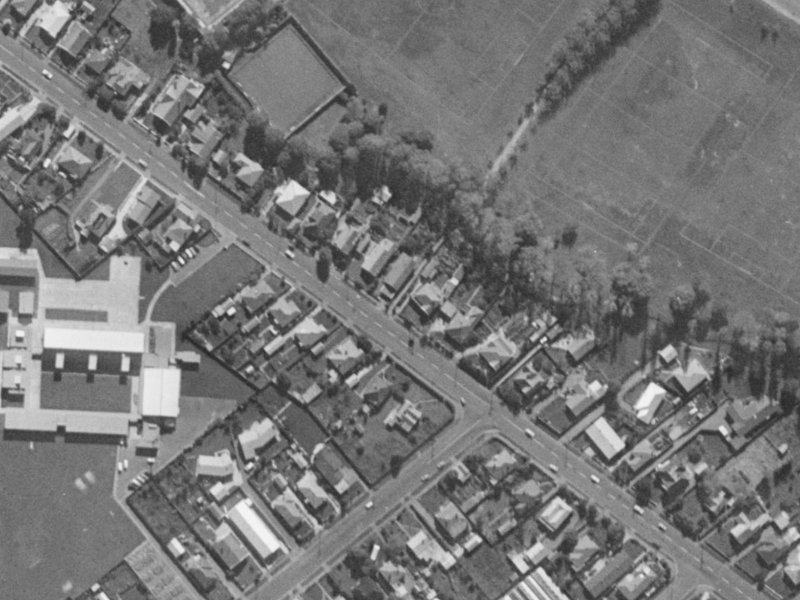 59 Hoon Hay Road from the air, 1970-1974