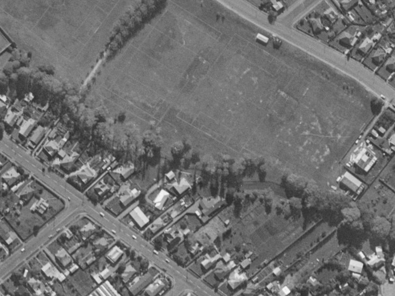 69A Hoon Hay Road from the air, 1970-1974