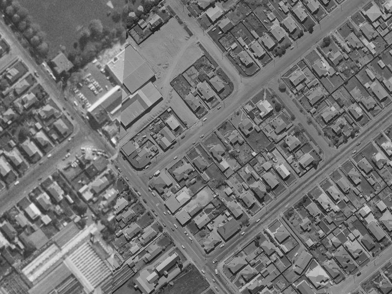 10 Athelstan Street from the air, 1970-1974