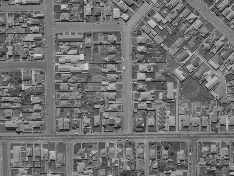 15 Seddon Street from the air, 1970-1974