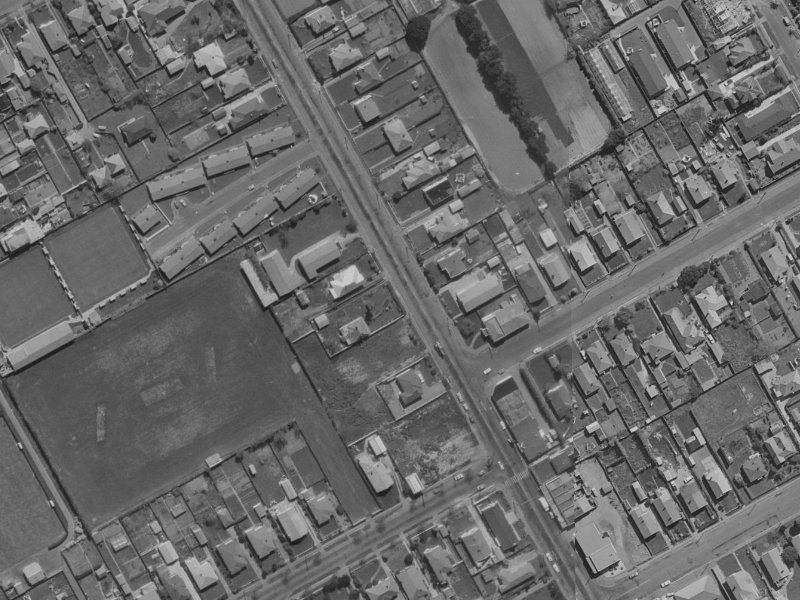 119b Wilsons Road from the air, 1970-1974