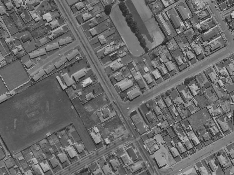 122 Wilsons Road South from the air, 1970-1974