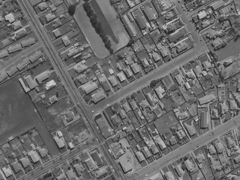 Wades Avenue from the air, 1970-1974