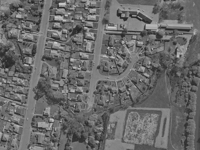 32 Newbery Street from the air, 1970-1974