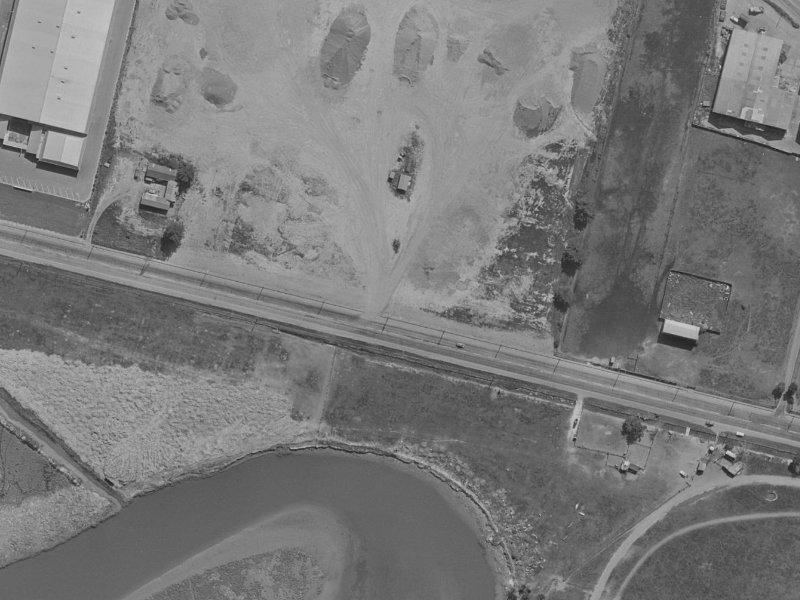 1005H Ferry Road from the air, 1970-1974