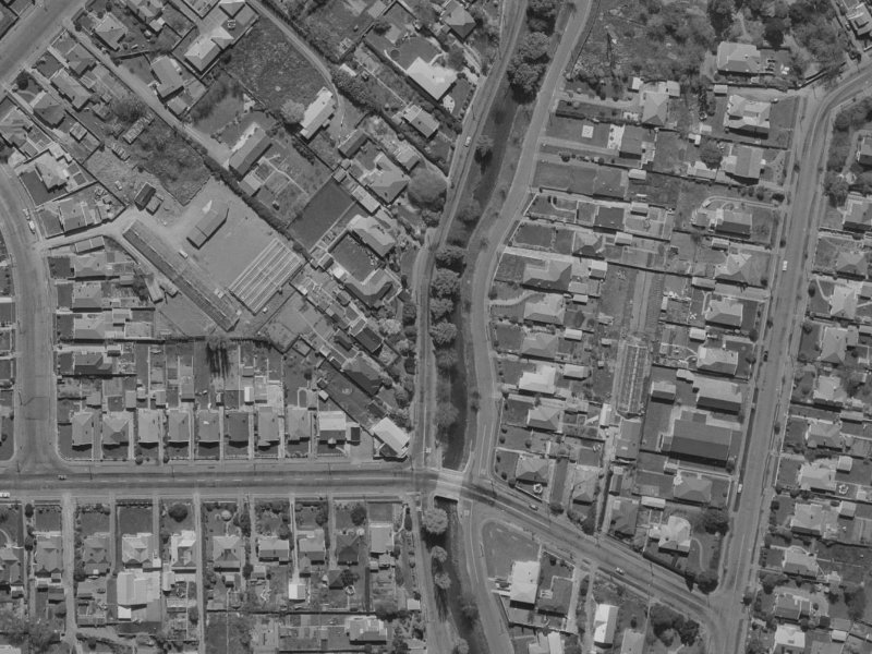290 Eastern Terrace from the air, 1970-1974
