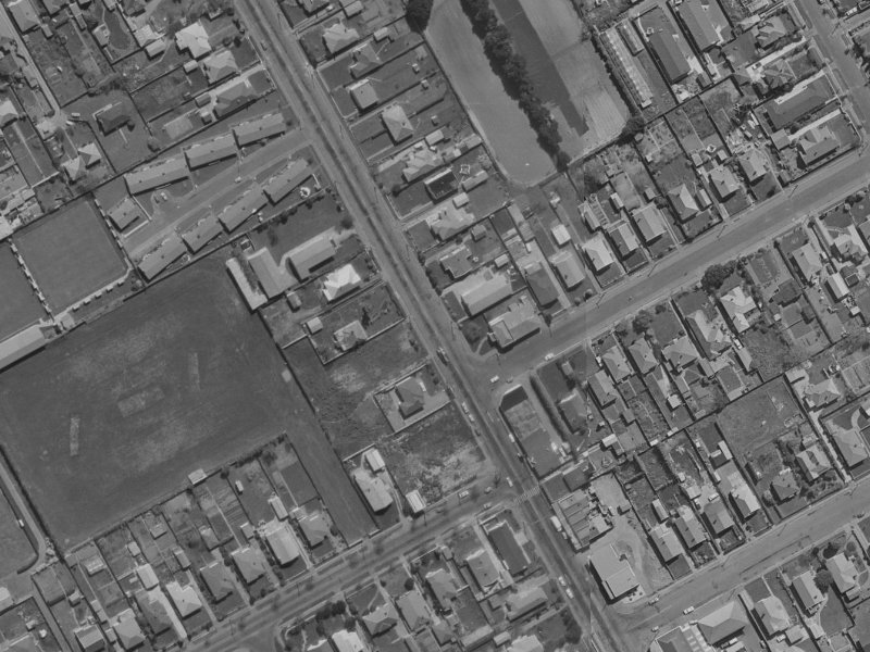 117 Wilsons Rd S from the air, 1970-1974