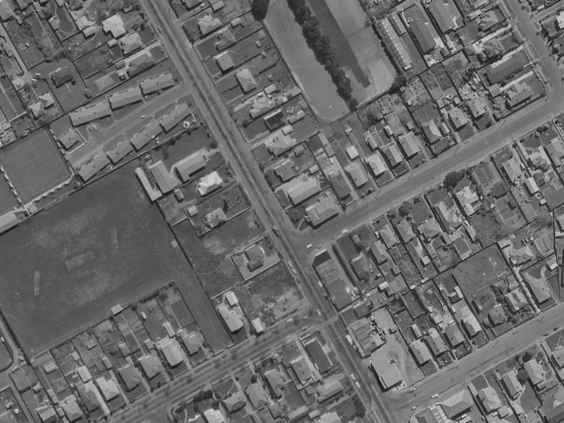122 Wilsons Road from the air, 1970-1974