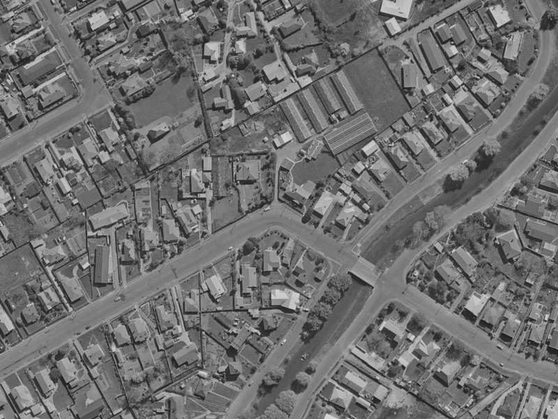 53 Beckford Road from the air, 1970-1974