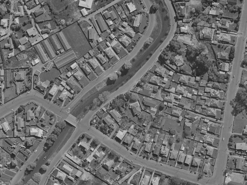 241 Fifield Terrace from the air, 1970-1974
