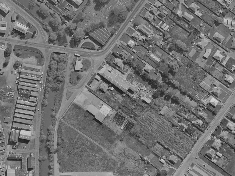 97 Rutherford Street from the air, 1970-1974