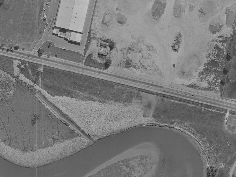 988-996 Ferry Road from the air, 1970-1974