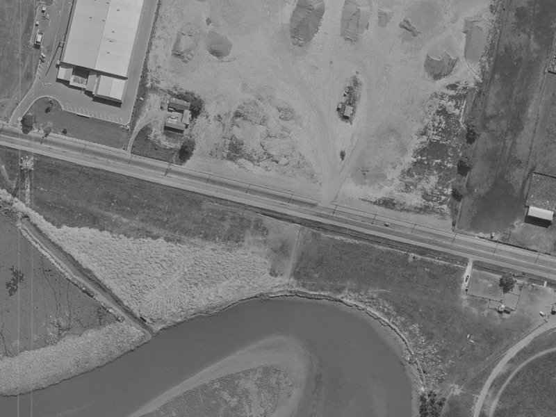 Ferry Road from the air, 1970-1974
