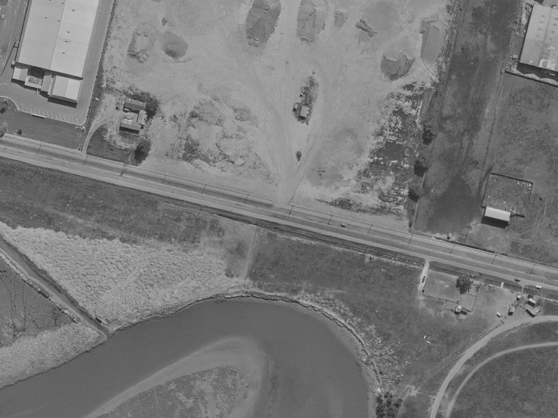 1017 Ferry Road from the air, 1970-1974