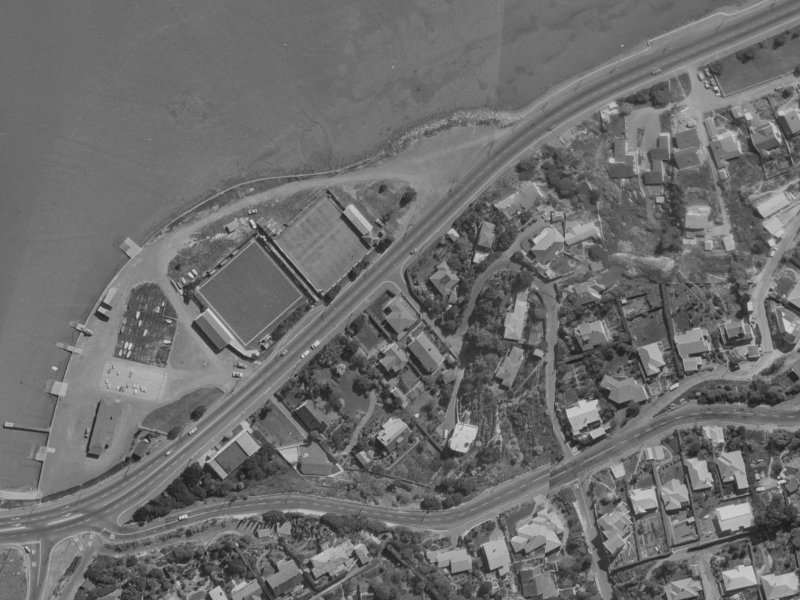 4 Te Awakura Terrace from the air, 1970-1974