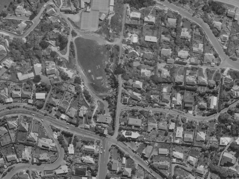 17 Rangatira Terrace from the air, 1970-1974