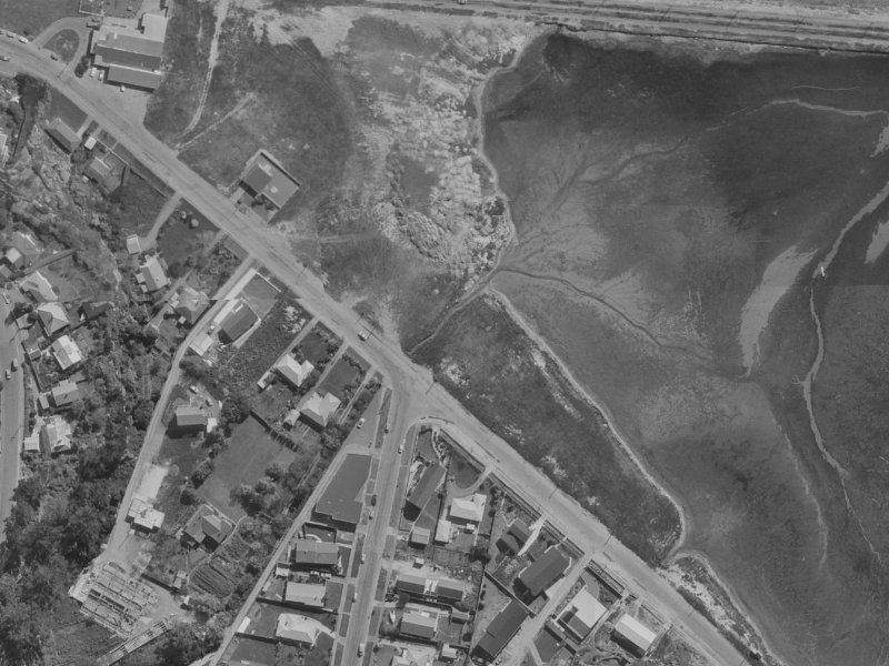 40 McCormacks Bay Road from the air, 1970-1974