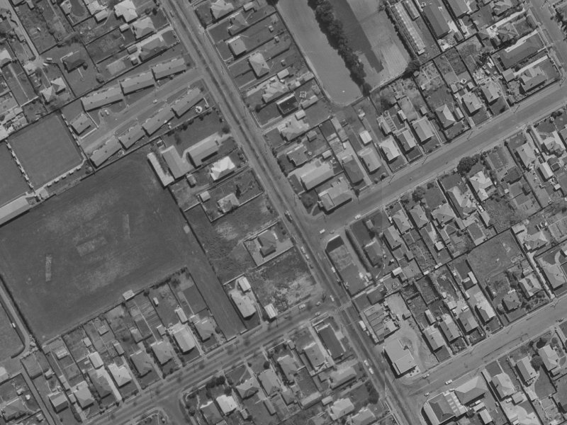 117 Wilsons Road from the air, 1970-1974
