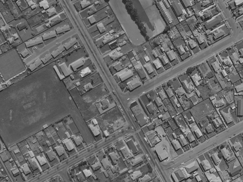 122 Wilsons Rd South from the air, 1970-1974