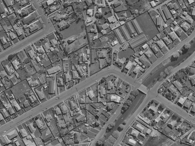 47 Beckford Road from the air, 1970-1974