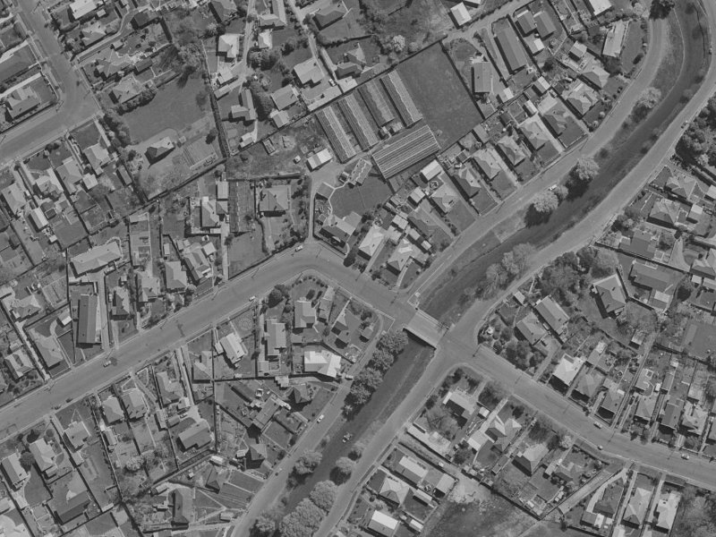 55 Beckford Road from the air, 1970-1974