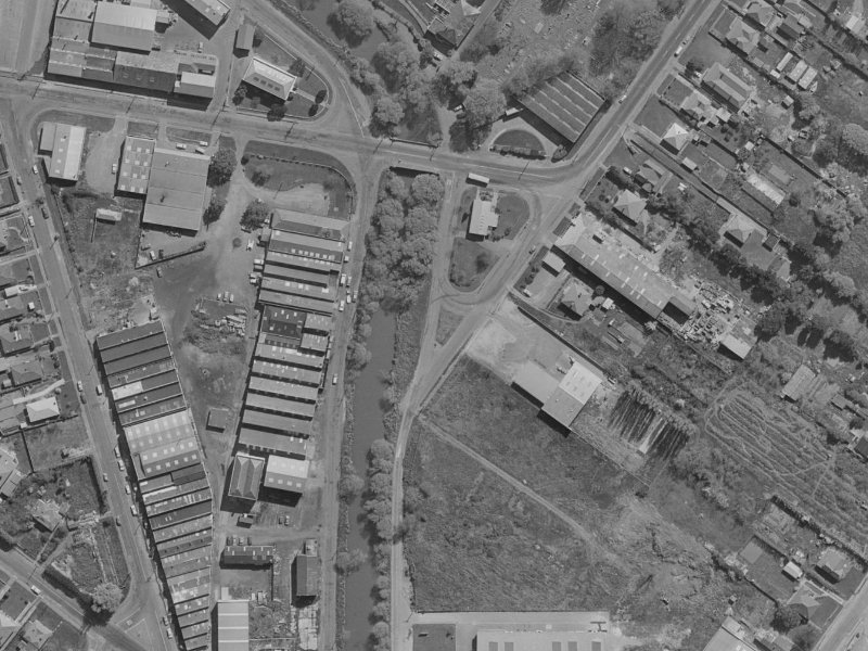 107 Rutherford Street from the air, 1970-1974