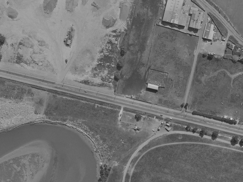 1013 Ferry Road from the air, 1970-1974