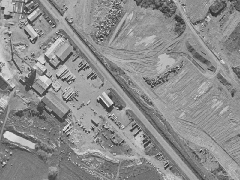 600 Halswell Jct Road from the air, 1970-1974