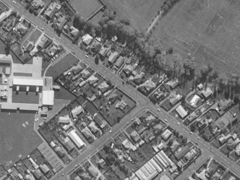 60 Hoon Hay Road from the air, 1970-1974