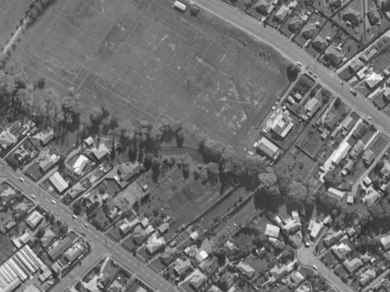 Penny Lane from the air, 1970-1974