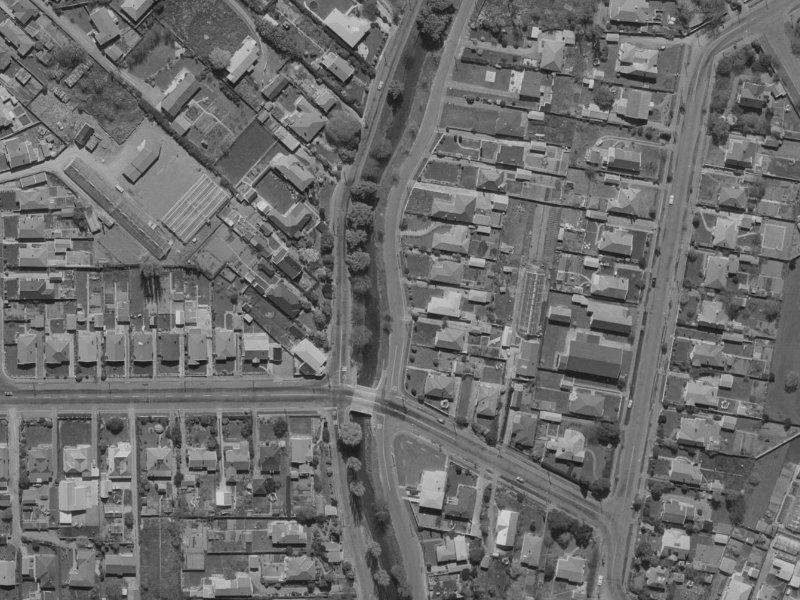 6 Riverlaw Terrace from the air, 1970-1974