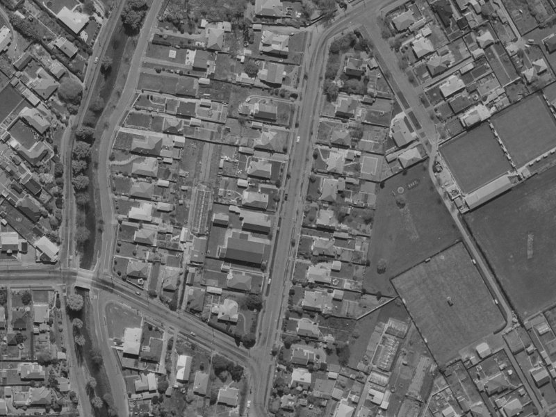 51 Saint Martins Road from the air, 1970-1974