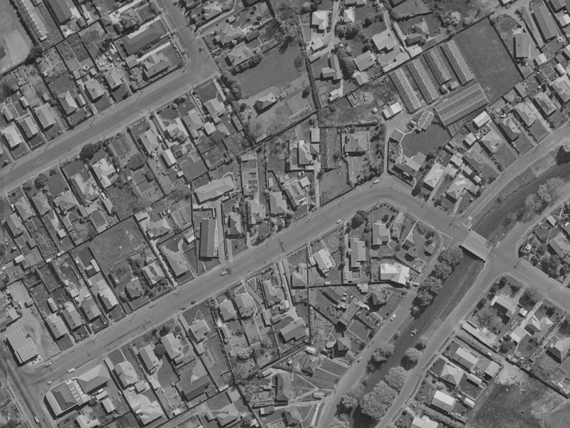 41 Beckford Road from the air, 1970-1974