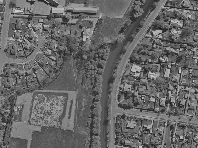 38 Aynsley Terrace from the air, 1970-1974