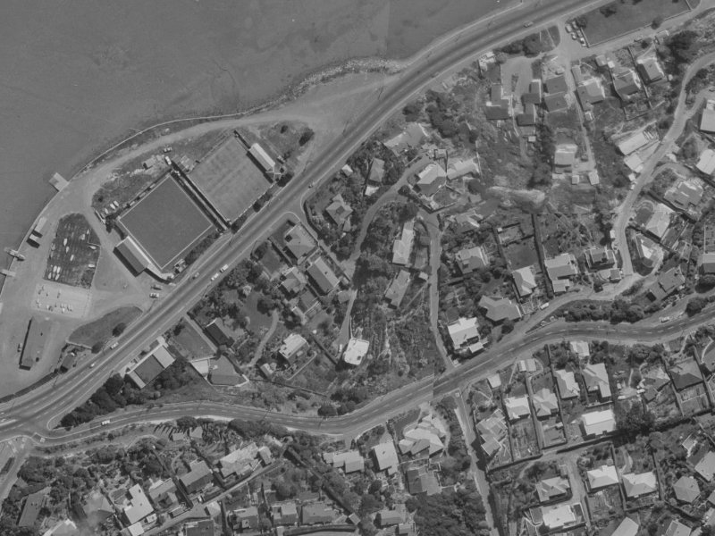 4A Te Awakura Terrace from the air, 1970-1974