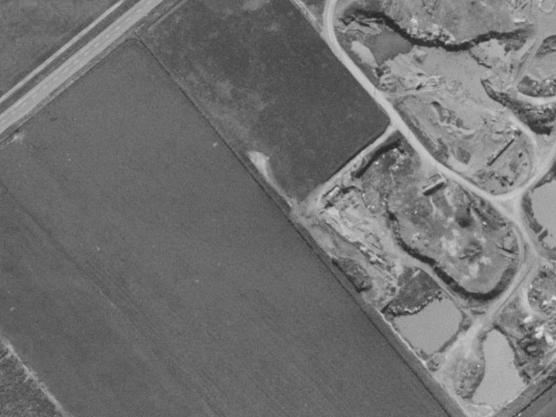 Aidanfield Drive from the air, 1970-1974