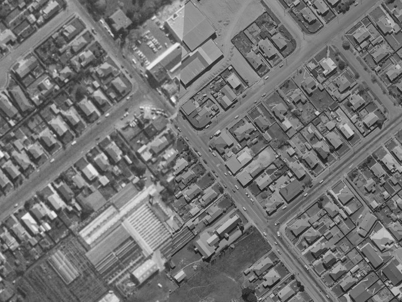 243 Barrington Street from the air, 1970-1974