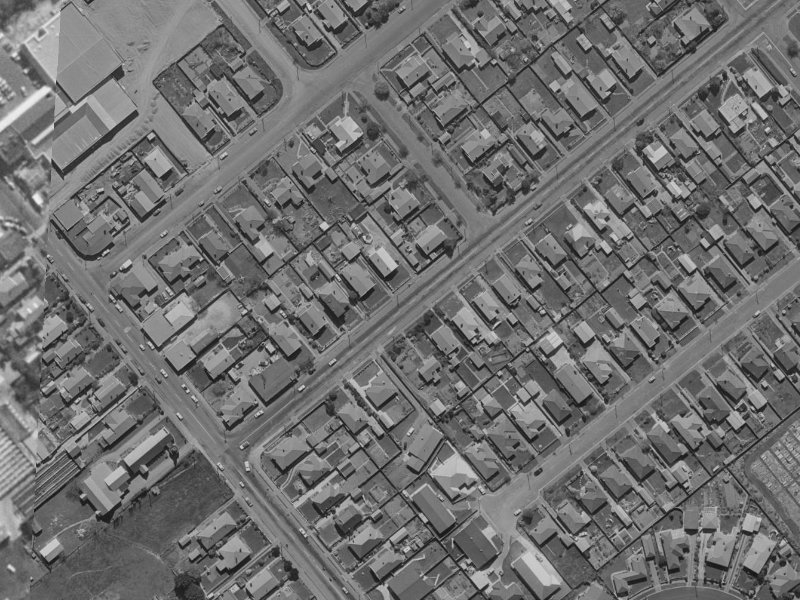 11B Milton Street from the air, 1970-1974