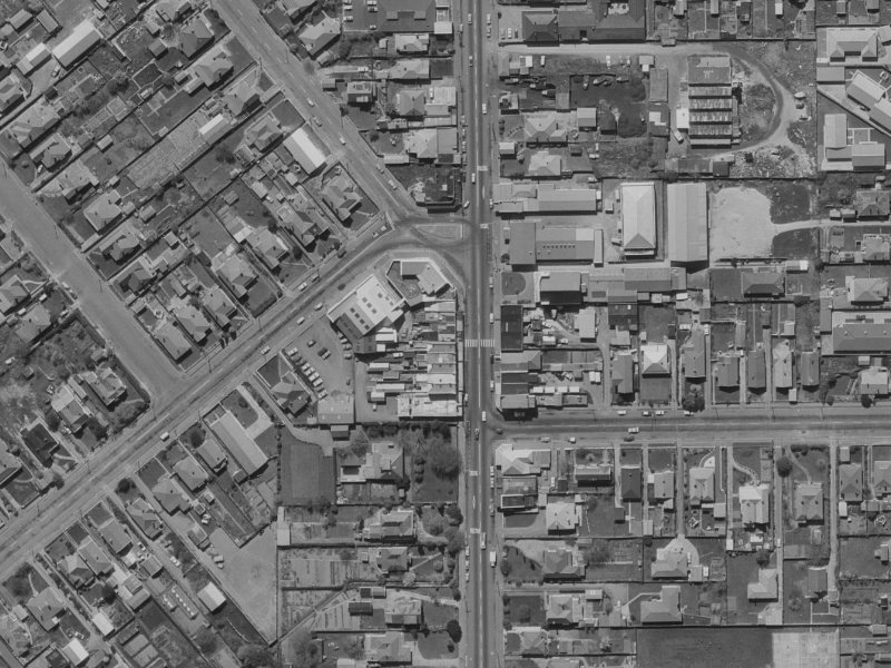 143B Colombo Street from the air, 1970-1974