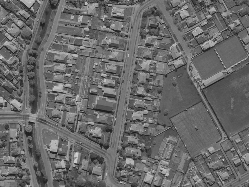 48 St Martins Road from the air, 1970-1974