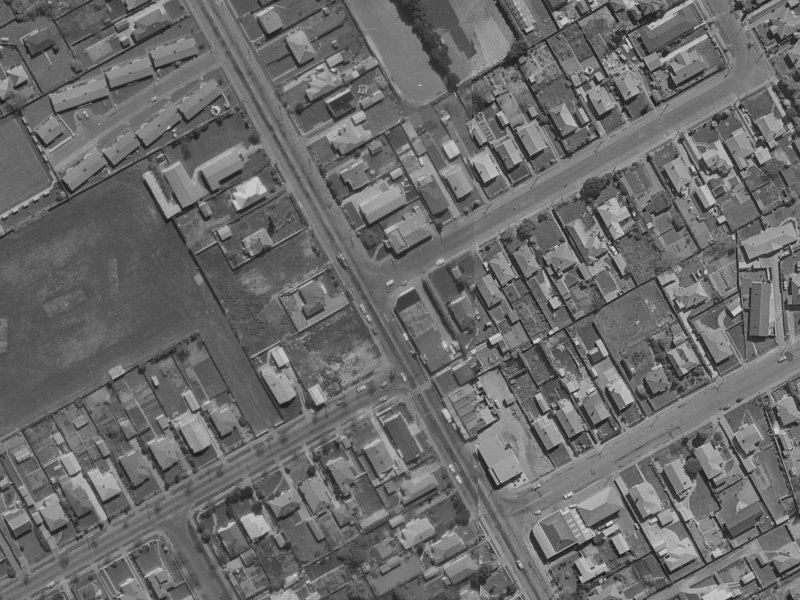 120 Wilsons Rd S from the air, 1970-1974