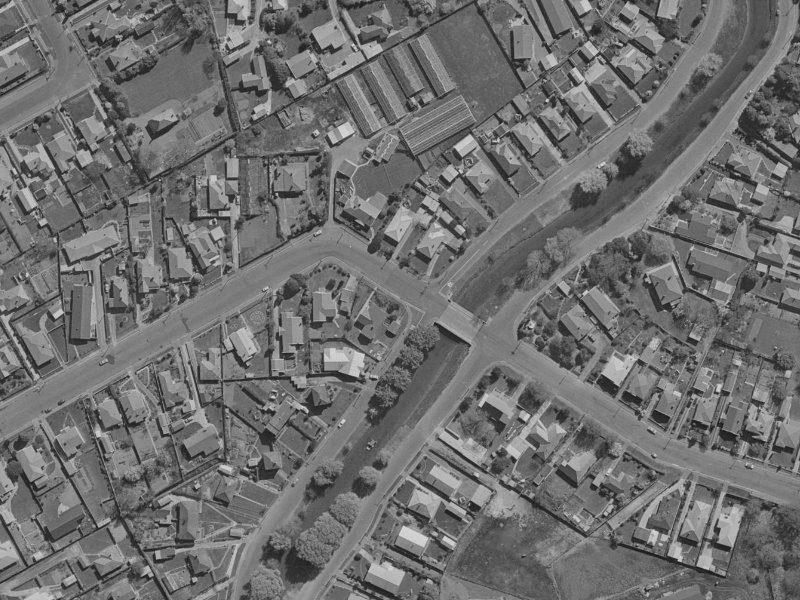 246 Riverlaw Terrace from the air, 1970-1974