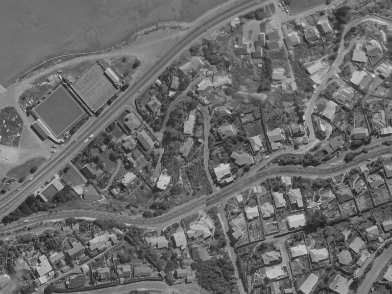 16 Te Awakura Terrace from the air, 1970-1974