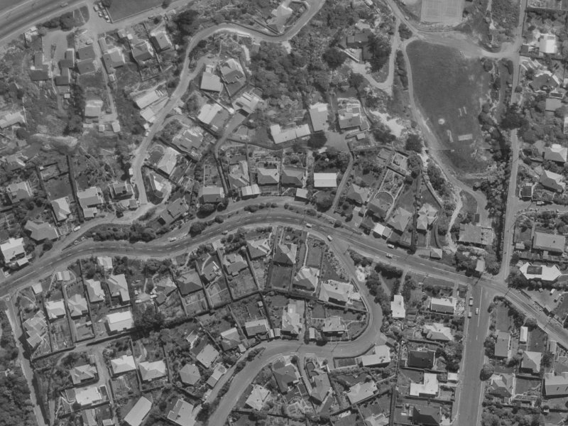 44 Saint Andrews Hill Road from the air, 1970-1974