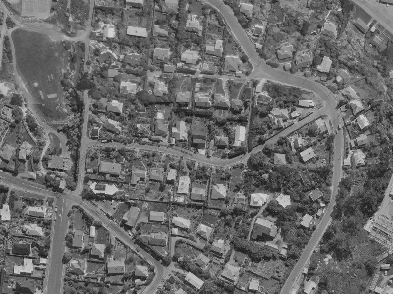 11 Seamount Terrace from the air, 1970-1974