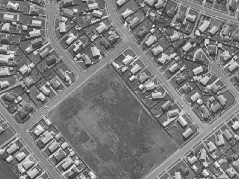 17 Harling Avenue from the air, 1970-1974