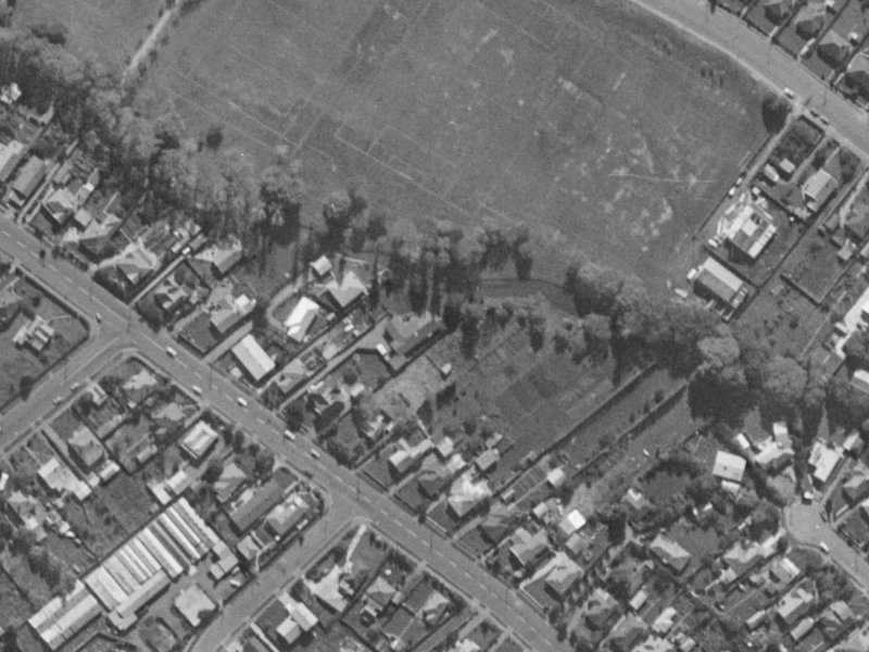 77B Hoon Hay Road from the air, 1970-1974