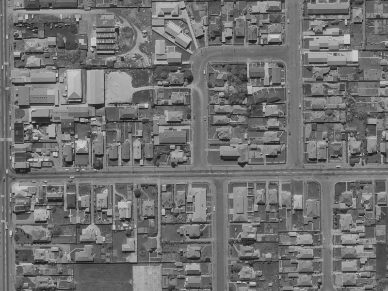 3 Percival Street from the air, 1970-1974