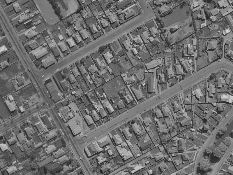 21A Beckford Road from the air, 1970-1974